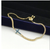 Holy Cross Crystal Accented Two Tone Petite Pave Tennis Bracelet