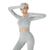 Yoga Crop Top and Leggings Activewear Set