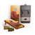 Zion National Park Mahogany Pathfinder Cornhole Board Set