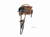 Asian Style Rickshaw Cyclist Wine Holder