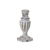 Set of Four White Washed Resin Tabletop Candle Sticks