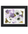 Lilacs and Anemone Black Framed Print Wall Art