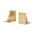 Metal Geo Arch Decorative Bookends