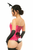 Lavish Patent Bunny Corset Costume