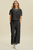 Double Take Full Size Pearl Detail Round Neck Top and Pants Set