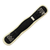 Lettia Memory Foam Dressage Sherpa Fleece Clik Girth-Black-34
