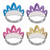 Glittered Metal Tiara (Multiple Designs Available)