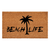 Calloway Mills Beach Life Palm Tree Doormat