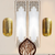 Copper and Gold Wall Candle Sconces with Tree of Life Design