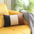 Tricolored Faux Leather Lumbar Throw Pillow
