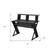 47" Black Wood and Metal Computer Desk