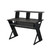 47" Black Wood and Metal Computer Desk