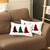 Set of 2 Christmas Tree Trio Plaid Lumbar Throw Pillows - 808230092242