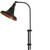 58" Bronze Metal Adjustable Floor Lamp With Bronze Metal Dome Shade