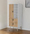 20" White and Natural Two Drawer Dresser