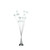 62" Chrome Multi Light LED Novelty Floor Lamp