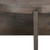 36" Brown Solid Wood Round Cross Legs Coffee Table