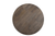 36" Brown Solid Wood Round Coffee Table