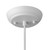 Hedron 1-Light White Pendant