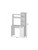 39" White Computer Desk With Hutch