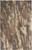 2' X 3' Brown Gray And Tan Wool Abstract Tufted Handmade Stain Resistant Area Rug
