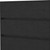 33" Black Three Drawer Dresser
