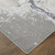 5' X 8' Ivory Black And Gray Abstract Area Rug