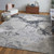 5' X 8' Gray Abstract Area Rug
