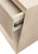 24" Natural One Drawer Solid Wood Nightstand