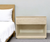 24" Natural One Drawer Solid Wood Nightstand