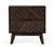 24" Solid Wood and Wood Two Drawer Nightstand
