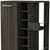 Espresso Rolling Bar Cart With Wine Storage