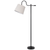 63" Bronze Adjustable Traditional Shaped Floor Lamp With Gray Square Shade
