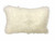 17" Creamy Genuine Tibetan Lamb Fur Pillow with Microsuede Backing - 4512822782294