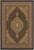 8' Beige And Black Medallion Runner Rug