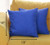 Homeroots Home Decor Set Of 2 Cobalt Blue Modern Square Throw Pillows