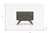 18" Solid Wood and Wood Two Drawer Nightstand