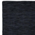 8' Black Hand Woven Runner Rug