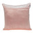 Homeroots Home Decor Pink Quilted Diamonds Velvet Solid Color Throw Pillow, 20 x 20 x 4 Inches