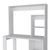 39" White Wood Computer Desk With Hutch