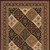 3’ x 8’ Red Decorative Diamonds Runner Rug
