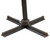 10' Tan Polyester Square Tilt Cantilever Patio Umbrella With Stand