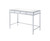 42" Clear and Silver Mirrored Writing Desk