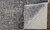 2' X 3' Gray Black And Silver Abstract Power Loom Distressed Area Rug With Fringe