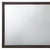 35" Espresso Wood Mounted Dresser Mirror
