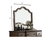 40" Gray Solid Wood Arch Dresser Mount Framed Mirror