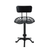 37" Black Iron Low Back Bar Height Bar Chair