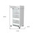 White Rolling Bar Cart With Wine Storage