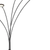72" Bronze Five Light LED Arc Floor Lamp