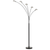 72" Bronze Five Light Led Arc Floor Lamp